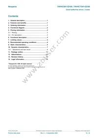 74VHCT541BQ-Q100X Datasheet Page 16