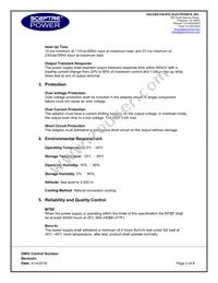 750-00009 Datasheet Page 2