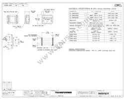 750311271 Datasheet Cover