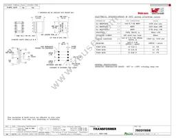 750311558 Datasheet Cover