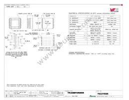 750311595 Datasheet Cover