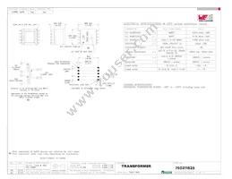 750311625 Datasheet Cover