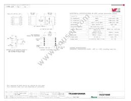 750311688 Datasheet Cover