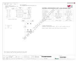 750311861 Datasheet Cover