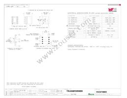 750311880 Datasheet Cover