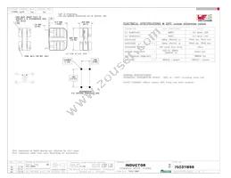 750311898 Datasheet Cover