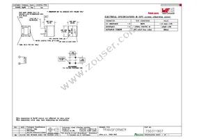 750311907 Datasheet Cover