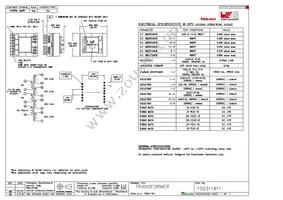 750311911 Datasheet Cover