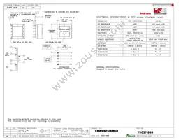 750311959 Datasheet Cover