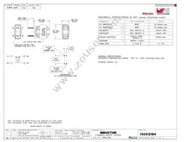 750312184 Datasheet Cover