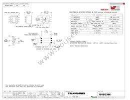 750312366 Datasheet Cover