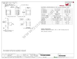 750312495 Datasheet Cover