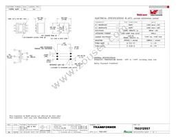 750312557 Datasheet Cover