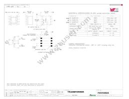 750312924 Datasheet Cover