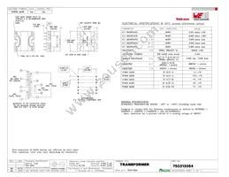 750313054 Datasheet Cover