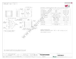 750313417 Datasheet Cover