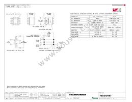 750313457 Datasheet Cover