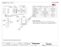 750313823 Datasheet Cover