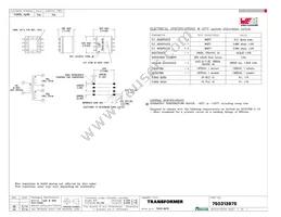 750313975 Datasheet Cover