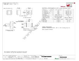 750314225 Datasheet Cover