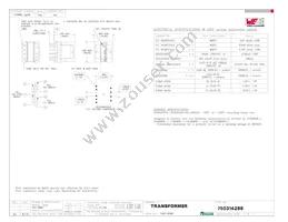 750314288 Datasheet Cover