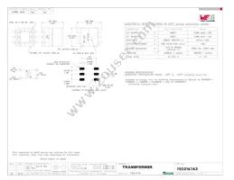 750314743 Datasheet Cover