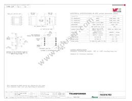 750314783 Datasheet Cover