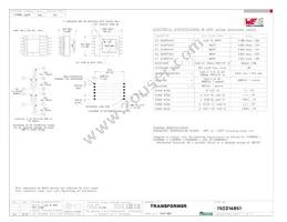 750314851 Datasheet Cover