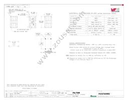 750314980 Datasheet Cover