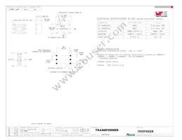 750315226 Datasheet Cover