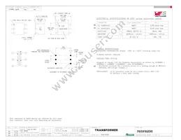 750315230 Datasheet Cover