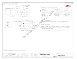 750315231 Datasheet Cover