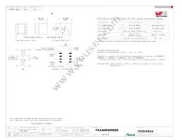 750315504 Datasheet Cover