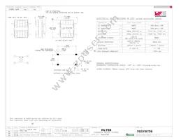 750315739 Datasheet Cover