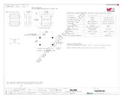 750315741 Datasheet Cover