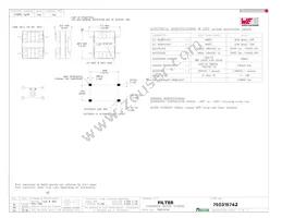 750315742 Datasheet Cover