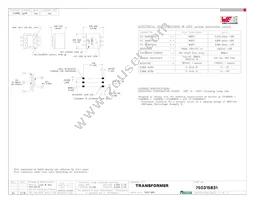 750315831 Datasheet Cover