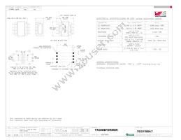 750315847 Datasheet Cover