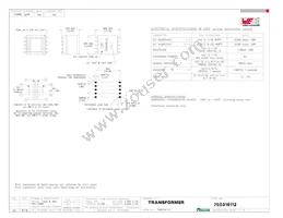 750316112 Datasheet Cover