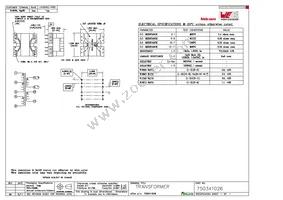 750341026 Datasheet Cover