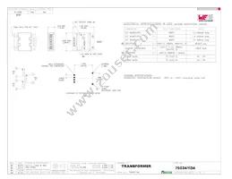 750341134 Datasheet Cover