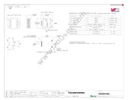 750341142 Datasheet Cover