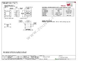 750341594 Datasheet Cover