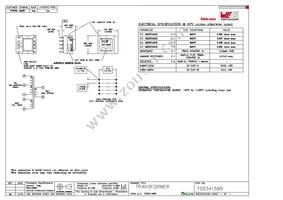 750341599 Datasheet Cover