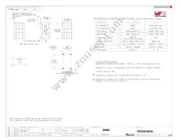 750341634 Datasheet Cover