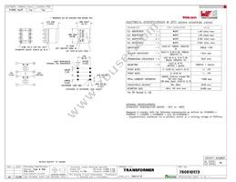 750510173 Datasheet Cover