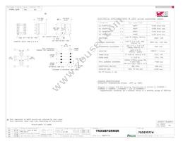 750510174 Datasheet Cover