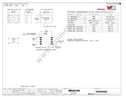 750510303 Datasheet Cover