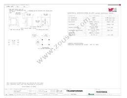 750510654 Datasheet Cover