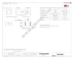 750510682 Datasheet Cover